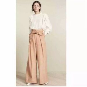 New w/o tag Ulla Johnson Rhodes Paperbag Corduroy Wide